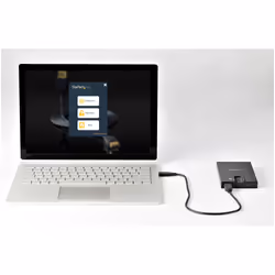 StarTech.com Box esterno hard disk con crittografia - Accesso tramite impronta digitale - Per unità SATA da 2,5" - Vista aggiuntiva 6