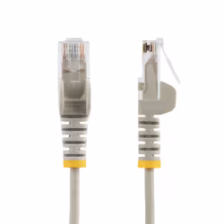 StarTech.com Cavo di Rete Ethernet Snagless CAT6 da 1m - Cavo Patch antigroviglio slim RJ45 - Grigio - Vista aggiuntiva 2