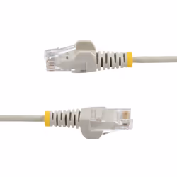 StarTech.com Cavo di Rete Ethernet Snagless CAT6 da 1m - Cavo Patch antigroviglio slim RJ45 - Grigio - Vista aggiuntiva 3