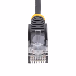StarTech.com Cavo di Rete Ethernet Snagless CAT6 da 2,5m - Cavo Patch antigroviglio slim RJ45 - Nero - Vista aggiuntiva 4