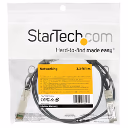 StarTech.com Cavo Twinax con collegamento diretto SFP+ compatibile con Dell EMCDAC-SFP-10G-1M - 1 m - Vista aggiuntiva 4