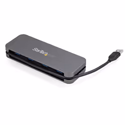 StarTech.com HB30AM4AB hub di interfaccia USB 3.2 Gen 1 (3.1 Gen 1) Type-A 5000 Mbit/s Nero, Grigio - Vista aggiuntiva 4