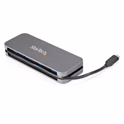 StarTech.com HB30CM4AB hub di interfaccia USB 3.2 Gen 1 (3.1 Gen 1) Type-C 5000 Mbit/s Nero, Grigio - Vista aggiuntiva 6