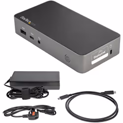 StarTech.com DK30CHHPDUK replicatore di porte e docking station per laptop Cablato USB 3.2 Gen 1 (3.1 Gen 1) Type-C Nero, Argento - Vista aggiuntiva 6