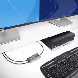 StarTech.com Hub MST DisplayPort a 2 Porte - Adattatore Multi-Monitor DP 1.4 a 2x DP 5K 60Hz - Sdoppiatore\Splitter Video DisplayPort per Doppio Monitor - Cavo Integrato lungo - Solo Windows - Vista aggiuntiva 6