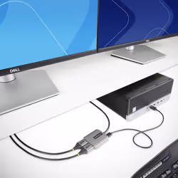 StarTech.com Hub MST DisplayPort a 2 Porte - Adattatore Multi-Monitor DP 1.4 a 2x DP 5K 60Hz - Sdoppiatore\Splitter Video DisplayPort per Doppio Monitor - Cavo Integrato lungo - Solo Windows - Vista aggiuntiva 7
