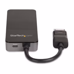 StarTech.com Hub MST DisplayPort a 3 Porte - Adattatore Multi-Monitor DP 1.4 - Sdoppiatore\Splitter Video DisplayPort 4K 30Hz per Triplo Monitor - DP a 3x DP - Alimentazione via bus USB - Solo Windows - Vista aggiuntiva 4