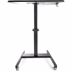 StarTech.com Scrivania Sit-Stand per lavorare in piedi o seduti - Postazione di lavoro ergonomica mobile e regolabile in altezza - Standing workstation - Desk per computer/pc su ruote bloccanti per studenti/insegnati - Vista aggiuntiva 7