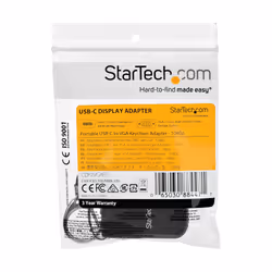 StarTech.com Adattatore portatile USB-C a VGA con portachiavi ad attacco rapido - Vista aggiuntiva 8