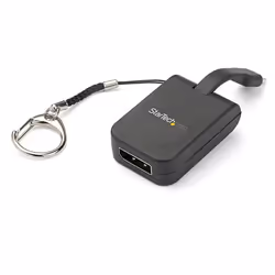 StarTech.com Adattatore compatto da USB C a DisplayPort 1.4 - 8K 60Hz/4K Convertitore video da USB-C a DP con portachiavi ad  ...