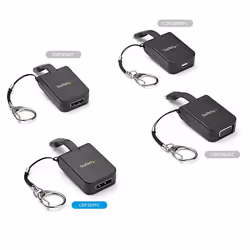 StarTech.com Adattatore compatto da USB C a DisplayPort 1.4 - 8K 60Hz/4K Convertitore video da USB-C a DP con portachiavi ad anello - USB Type-C a DP Alt Mode (HBR3 HDR DSC) monitor Dongle - Compatibile con TB3 - Vista aggiuntiva 6