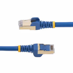 StarTech.com Cavo patch CAT6a da 7,5 m - Schermato (STP) - Filo di rame al 100% - Connettore antistrappo - Blu - Vista aggiuntiva 2