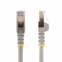 StarTech.com Cavo patch CAT6a da 7,5 m - Schermato (STP) - Filo di rame al 100% - connettore antistrappo - grigio, 7,5 m, Cat ...