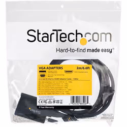 StarTech.com Cavo adattatore convertitore da VGA a HDMI da 2 m - Alimentazione USB - 1080p - Vista aggiuntiva 7