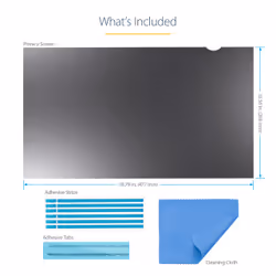 StarTech.com Filtro privacy per monitor da 21.5" - Filtro di sicurezza per schermo del computer - Pellicola protettiva per la riduzione della luce blu - 16:9 Widescreen - Opaco/lucido - +/-30 gradi - Vista aggiuntiva 8