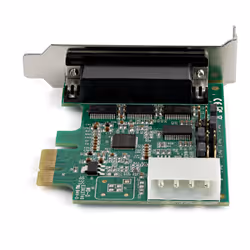 StarTech.com Scheda adattatore seriale PCI Express RS232 a 4 porte - Scheda controller host seriale PCIe RS232 - PCIe a seriale DB9 - 16950 UART - Scheda di espansione a basso profilo - Windows/Linux - Vista aggiuntiva 5