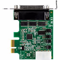 StarTech.com Scheda adattatore seriale PCI Express RS232 a 4 porte - Scheda controller host seriale PCIe RS232 - PCIe a seriale DB9 - 16950 UART - Scheda di espansione a basso profilo - Windows/Linux - Vista aggiuntiva 6