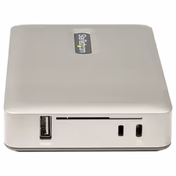 StarTech.com Docking Station USB-C - USB tipo C a DisplayPort 4K 30Hz o VGA - Ricarica USB Power Delivery da 65 W - Hub USB 3.1 Gen 1 a 4 porte - Dock USB-C Universale per Laptop - Mini Dock USB-C con Ethernet - Vista aggiuntiva 5