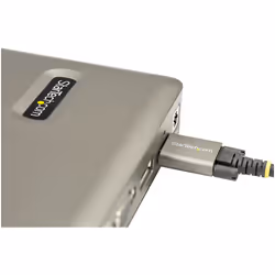 StarTech.com Docking Station USB-C - USB tipo C a DisplayPort 4K 30Hz o VGA - Ricarica USB Power Delivery da 65 W - Hub USB 3.1 Gen 1 a 4 porte - Dock USB-C Universale per Laptop - Mini Dock USB-C con Ethernet - Vista aggiuntiva 6