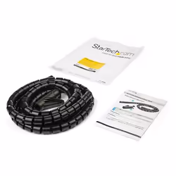 StarTech.com Guaina di gestione cavi da 2,5 m - A spirale - Diametro 25 mm - Vista aggiuntiva 7