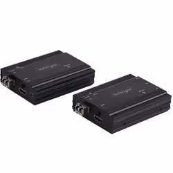 StarTech.com Extender HDMI Fibra Ottica - Kit trasmettitore/ricevitore audio video HDMI 4K e USB - 300m (MultiModale) - Estensore HDMI con 2 Moduli SFP+ 10G MMF - KVM Extender console (TX/RX) - Vista aggiuntiva 7