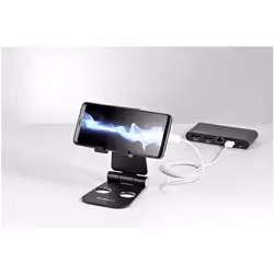 StarTech.com Supporto universale regolabile per smartphone e tablet - Ripiegabile - Nero - Vista aggiuntiva 5