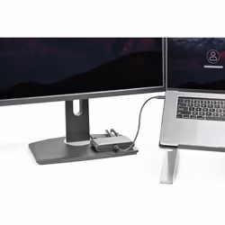 StarTech.com Mini Dock Thunderbolt 3 - Docking Station Portatile per Doppio Monitor HDMI 4K 60Hz, Hub 2x USB-A (3.0/2.0), GbE - Cavo 28cm - Adattatore multiporta TB3 - Mac/Windows - Vista aggiuntiva 7