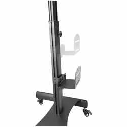 StarTech.com Scrivania sit stand - Postazione di lavoro mobile con supporto per monitor, CPU/PC, ripiano per tastiera - Carrello ergonomico per computer da tavolo regolabile in altezza - Postazione di lavoro mobile su ruote - Vista aggiuntiva 8
