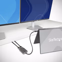 StarTech.com Adattatore USB-C HDMI - Hub USB C MST a Doppio HDMI 4K 60Hz - Convertitore USB Type-C a Multi Monitor HDMI per Notebook con cavo da 30 cm - Splitter HDMI / Hub HDMI Multi-Stream Trasport, HDR - Vista aggiuntiva 6
