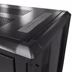 StarTech.com Armadio rack per server 32U 19" - Profondità regolabile 6-32" (152-813mm) - Server rack per apparecchiature di rete/dati/AV a 4 montanti con porta in vetro e rotelle - Capacità 800Kg - Vista aggiuntiva 5