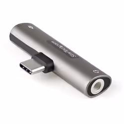 StarTech.com Adattatore USB C Jack audio - Caricatore USB-C e Adattatore cuffie /spinotto audio 3.5mm. Caricabatterie USB Type-C Power Delivery Pass-through da 60W - Per telefono/tablet/portatile USB-C - Vista aggiuntiva 5