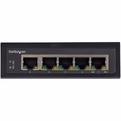 StarTech.com Switch Ethernet 5 porte industriale - Power over Ethernet switch di rete Gigabit 30W - Commutatore di reta lan Gb non gestita - Robusta desktop switch 4 porte PoE+/ IP-30 / -40&deg;C a 75&deg;C - Vista aggiuntiva 4