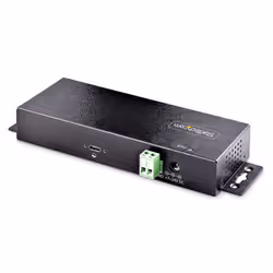 StarTech.com Hub USB a 7 porte industriale da 10 Gbps con alimentatore, in metallo, montabile, 5 porte USB-A e 2 porte USB-C downstream, protezione ESD, TAA - Vista aggiuntiva 2