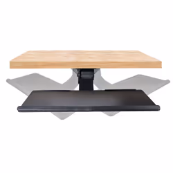 StarTech.com Porta tastiera estraibile per scrivania - Ripiano scorrevole sotto scrivania per tastiera PC - Mensola ergonomica con tappetino per mouse e poggiapolsi 255x670mm- Supporto regolabile in altezza Inclinabile/orientabile - Vista aggiuntiva 6