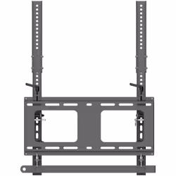 StarTech.com Supporto TV da parete verticale - Supporto verticale robusto per TV VESA da 40-55" (50kg) - Staffa per segnaletica digitale, per televisori a basso profilo, inclinabile con barra di sicurezza bloccabile
