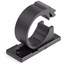 StarTech.com 100 Clip Fermacavi Autoadesivi Nero - Graffette Fermacavo Adesive da Scrivania per Cavi Elettrici/Rete - Supporto Fermacavi - Fermacavo in Plastica - Classe Antincendio UL/94V-2 - Vista aggiuntiva 3