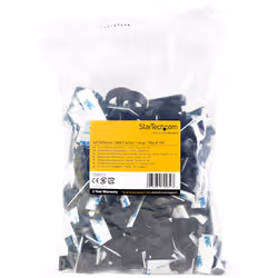 StarTech.com 100 Clip Fermacavi Autoadesivi Nero - Graffette Fermacavo Adesive da Scrivania per Cavi Elettrici/Rete - Supporto Fermacavi - Fermacavo in Plastica - Classe Antincendio UL/94V-2 - Vista aggiuntiva 7