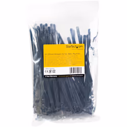 StarTech.com Fascette fermacavo riutilizzabili da 20 cm - 7 mm di larghezza, 50 mm di diametro del fascio e resistenza alla trazione 22 kg, fascette di nylon per interni/esterni, Omologati 94V-2/UL, 100 pezzi - nero - Vista aggiuntiva 6