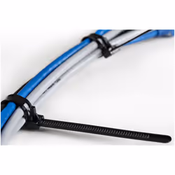 StarTech.com Fascette fermacavo riutilizzabili da 12 cm - 7 mm di larghezza, 30 mm di diametro del fascio e resistenza alla trazione 22 kg, fascette di nylon per interni/esterni, Omologati 94V-2/UL, 100 pezzi - nero - Vista aggiuntiva 4