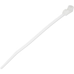 StarTech.com Fascette fermacavo da 10 cm con foro di montaggio - 2 mm di larghezza, 24 mm di diametro del fascio, 8 kg di resistenza alla trazione, Fascette di Nylon 66 autobloccanti con foro per le viti, Certificazione UL, confezione da 100