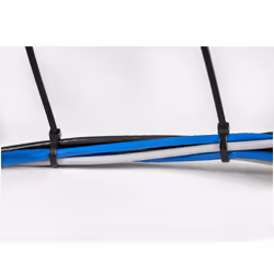 StarTech.com Fascette fermacavo riutilizzabili da 20 cm - 4 mm di larghezza, 55mm di diametro del fascio e resistenza alla trazione 22 kg, fascette in nylon autobloccanti, Omologati 94V-2/UL, 100 pezzi - nero - Vista aggiuntiva 5