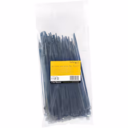 StarTech.com Fascette fermacavo riutilizzabili da 20 cm - 4 mm di larghezza, 55mm di diametro del fascio e resistenza alla trazione 22 kg, fascette in nylon autobloccanti, Omologati 94V-2/UL, 100 pezzi - nero - Vista aggiuntiva 6