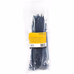 StarTech.com Fascette fermacavo riutilizzabili da 25 cm - 4 mm di larghezza, 55mm di diametro del fascio e resistenza alla trazione 22 kg, fascette in nylon autobloccanti, Omologati 94V-2/UL, 100 pezzi - nero - Vista aggiuntiva 6