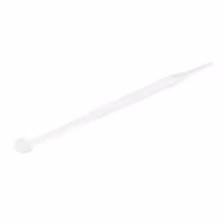 StarTech.com Fascetta Fermacavi da 10cm - Fascetta in Plastica Stringicavo Larga 2mm, Diametro del Fascio 22mm, Resistenza alla Trazione 8kg - Autobloccante - 94V-2/UL - Confezione da 100 pezzi - Bianca - Vista aggiuntiva 2