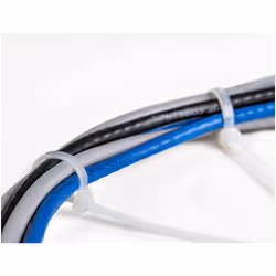 StarTech.com Fascette fermacavo riutilizzabili da 20 cm - 4 mm di larghezza, 55mm di diametro del fascio e resistenza alla trazione 22 kg, fascette in nylon autobloccanti, Omologati 94V-2/UL, 100 pezzi - bianco - Vista aggiuntiva 3