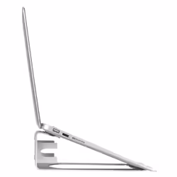 StarTech.com Supporto per pc portatile - 2-in-1 Rialzo per laptop o supporto verticale - Ideale per Ultrabooks e MacBook Pro/Air - Stand ergonomico angolato per notebook per ufficio - argento, alluminio - Vista aggiuntiva 6