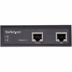 StarTech.com PoE Injector Gigabit Ethernet Industriale 30W - Adattatore PoE Gb LAN specification Ieee 802.3at/802.3af Power over Ethernet - Midspan Iniettore PoE / -40C +75C