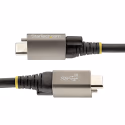 StarTech.com Cavo USB-C con viti di bloccaggio superiori da 1m - Cavo da USB-C a USB- C certificato 10Gbps - Cavo USB-C 3.2 Gen 2 - 100W (5A) PD - Supporta DP Alt Mode - Cavo dati e di ricarica - Vista aggiuntiva 7