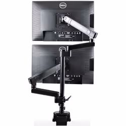 StarTech.com Supporto Doppio Monitor per Scrivania - Braccio per 2 Monitor VESA fino a 32" /8kg - Staffe Verticali Impilabili - Altezza Regolabile/Snodato - Montaggio Morsetto a C o Vite Passante - Vista aggiuntiva 6