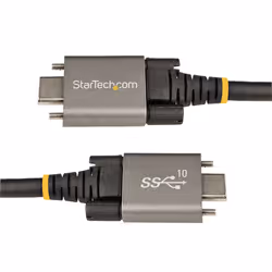 StarTech.com Cavo USB-C con viti di bloccaggio laterali da 50cm - Cavo da USB-C a USB- C certificato 10Gbps - Cavo USB-C 3.1/3.2 Gen 2 - 100W (5A) PD - Supporta DP Alt Mode - Cavo dati e di ricarica - Vista aggiuntiva 4
